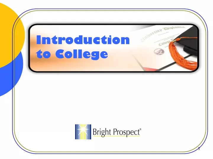 introduction to college