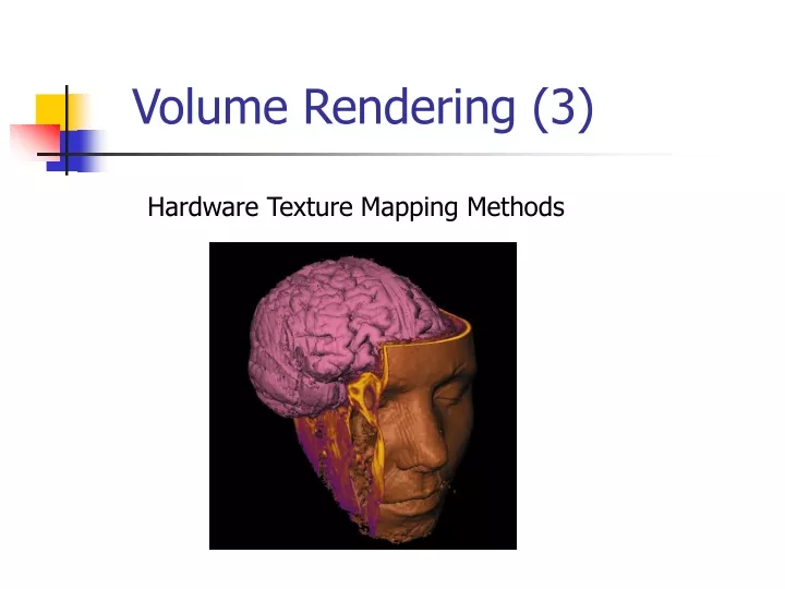 volume rendering 3