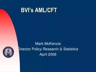 BVI’s AML/CFT