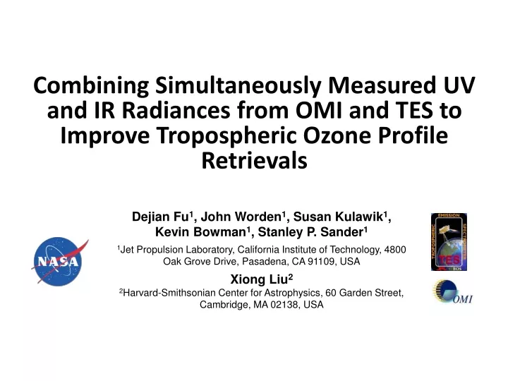 combining simultaneously measured