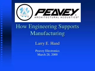 How Engineering Supports Manufacturing