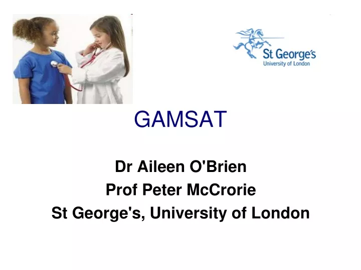dr aileen o brien prof peter mccrorie st george s university of london