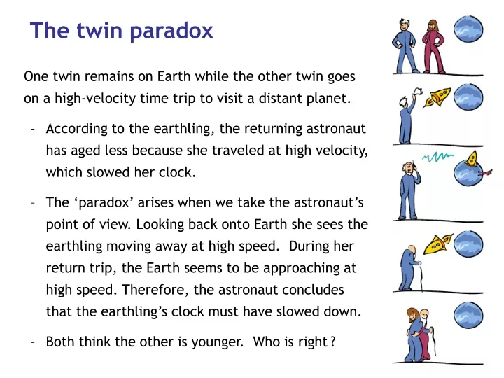 Ppt The Twin Paradox Powerpoint Presentation Free Download Id9678736 9506