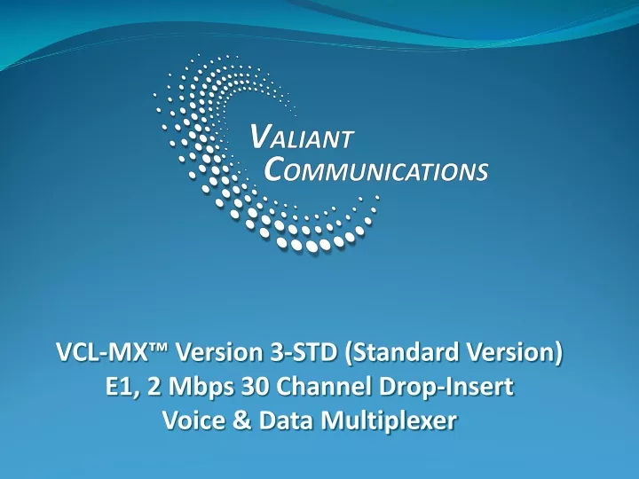 vcl mx version 3 std standard version e1 2 mbps