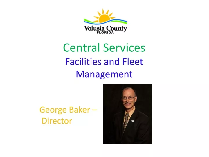 central services facilities and fleet management