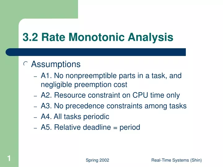 3 2 rate monotonic analysis