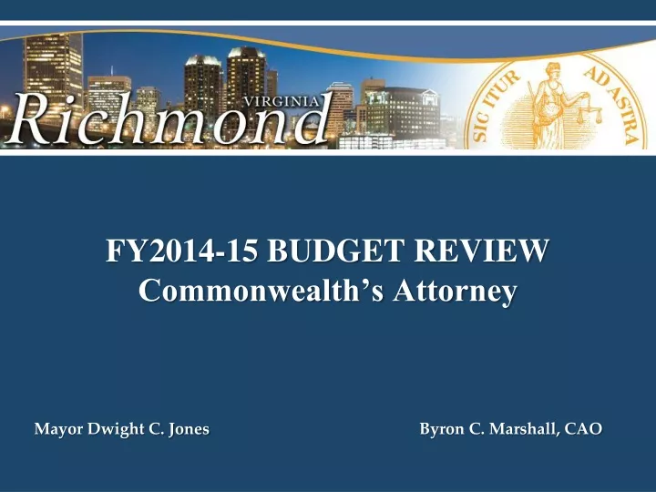 fy2014 15 budget review commonwealth s attorney