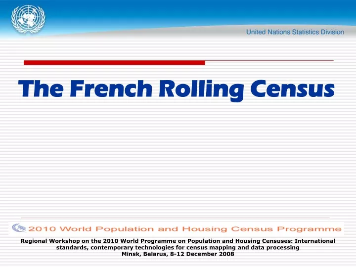 the french rolling census