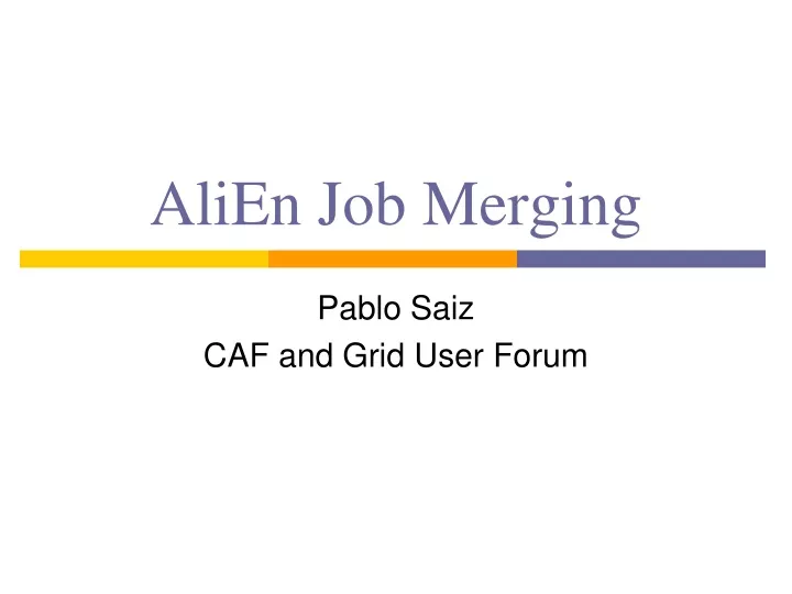alien job merging