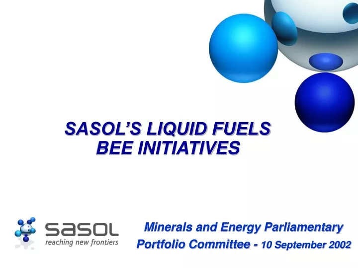 sasol s liquid fuels bee initiatives