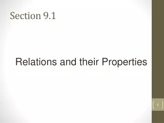 Section  9.1