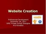 Create Your Classroom Website with Weebly for Enhanced Teaching - slide 1