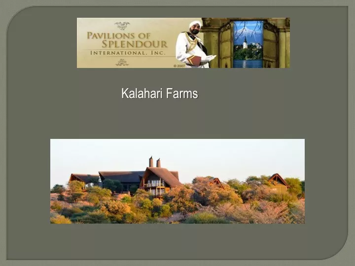 kalahari farms