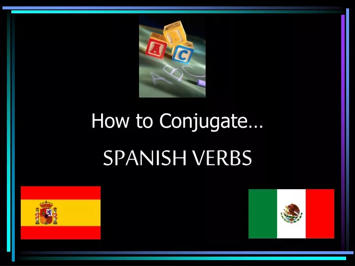 how to conjugate