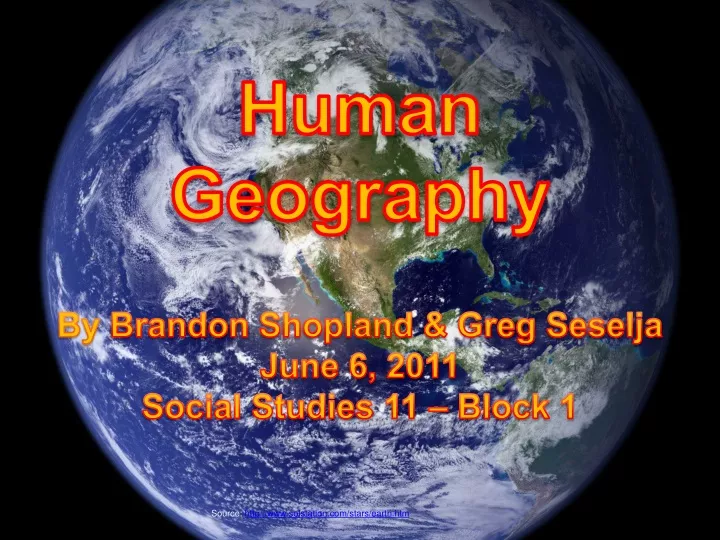 human geography