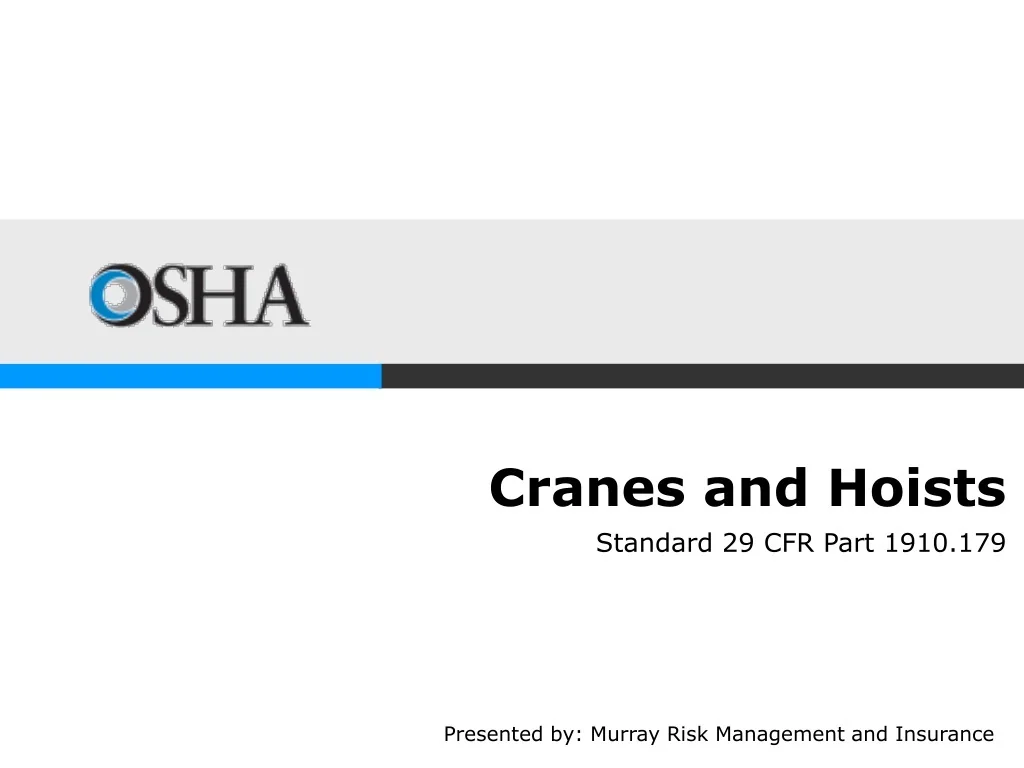 PPT - Ensuring Safe Crane and Hoist Operations: A Comprehensive Guide ...