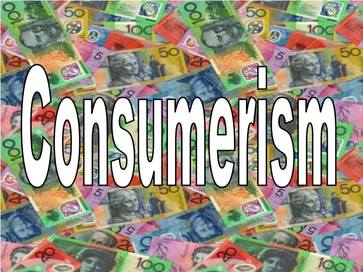 consumerism