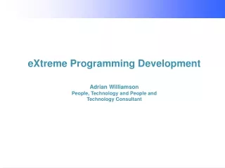 eXtreme Programming Development