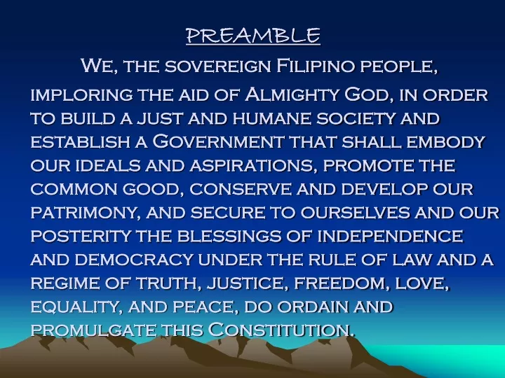 preamble we the sovereign filipino people