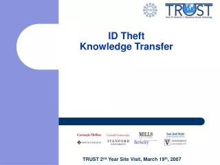 ID Theft Knowledge Transfer