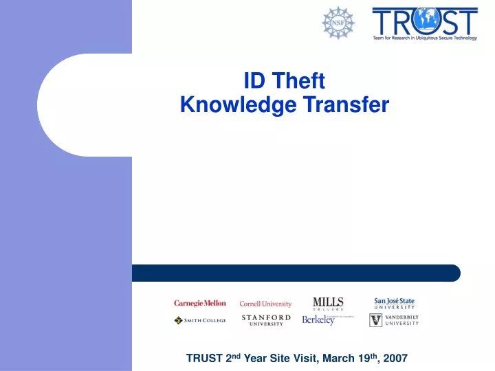 id theft knowledge transfer