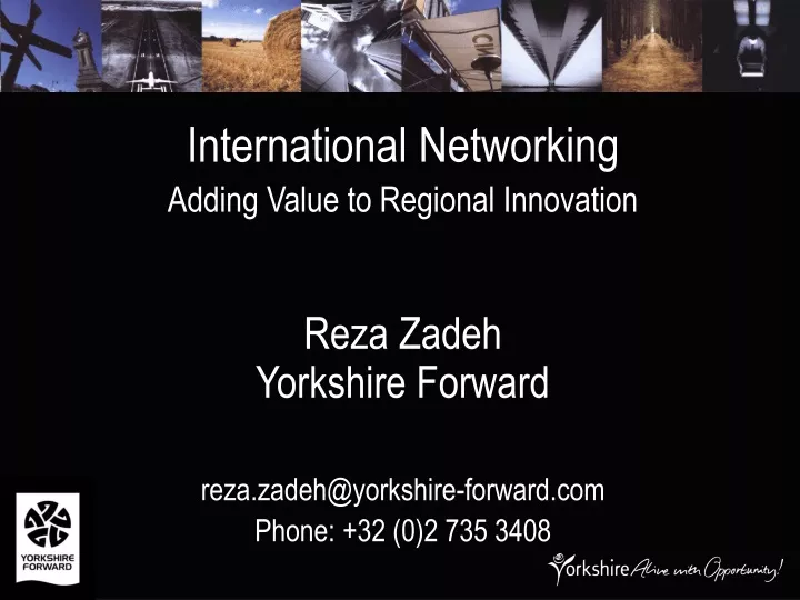 international networking adding value to regional