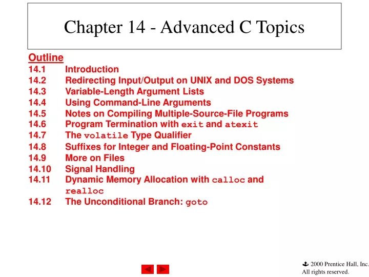 chapter 14 advanced c topics