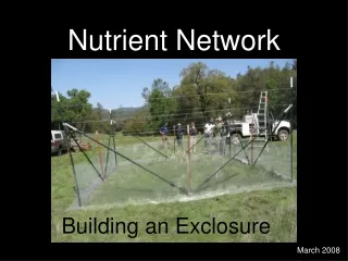 Nutrient Network