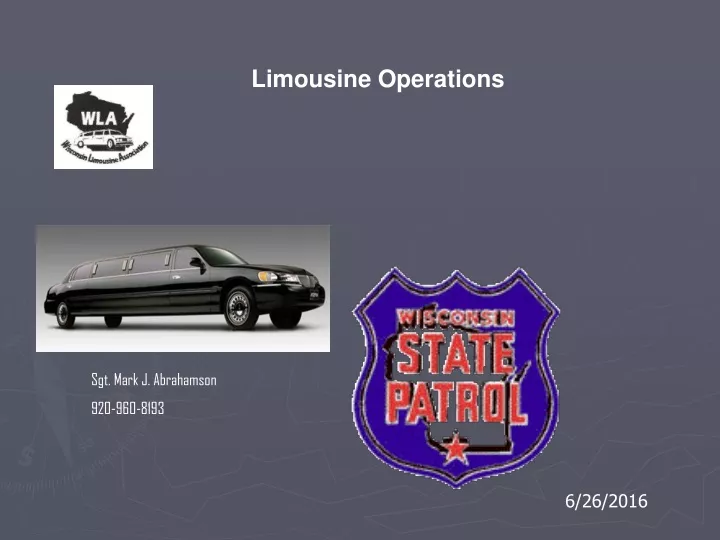 limousine operations