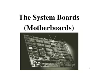 The System Boards (Motherboards)