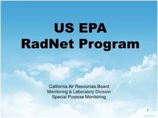 US EPA RadNet Program