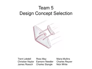 Team 5 Design Concept Selection