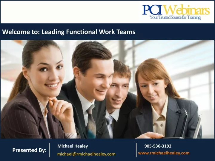 welcome to leading functional work teams