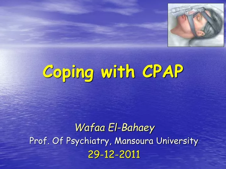 coping with cpap