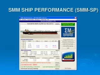 SMM SHIP PERFORMANCE (SMM-SP)