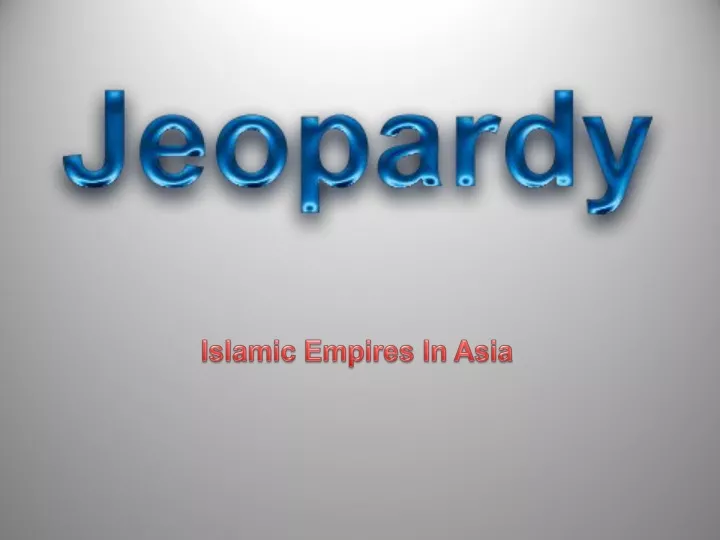 islamic empires in asia