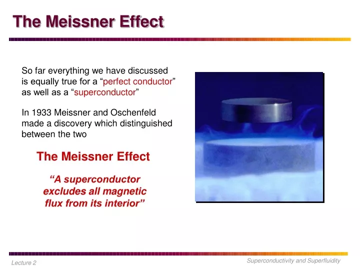 the meissner effect