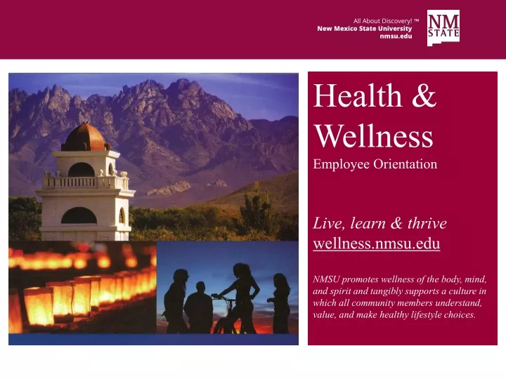 health wellness employee orientation live learn