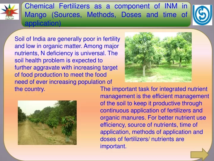 chemical fertilizers as a component