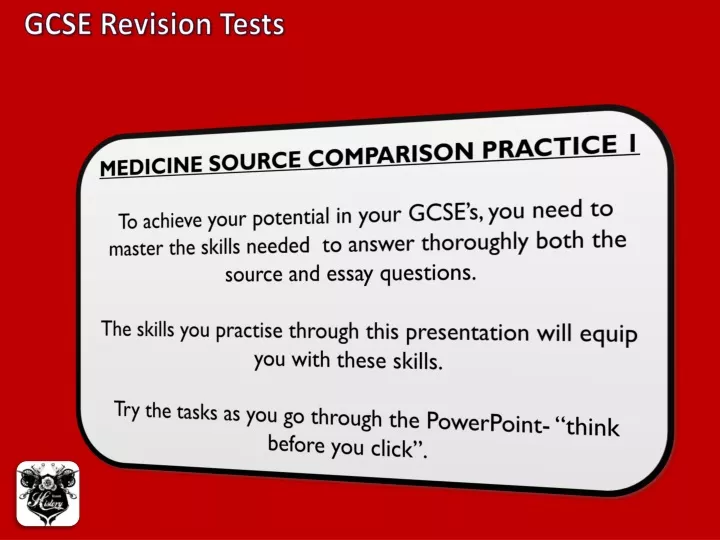 gcse revision tests