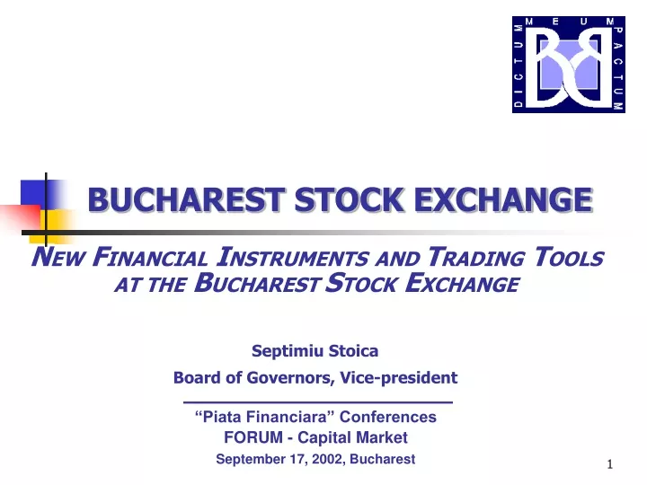 bucharest stock exchange