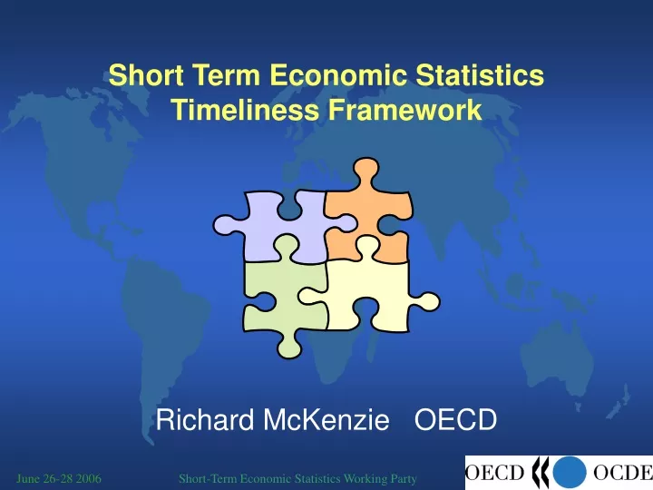 short term economic statistics timeliness framework