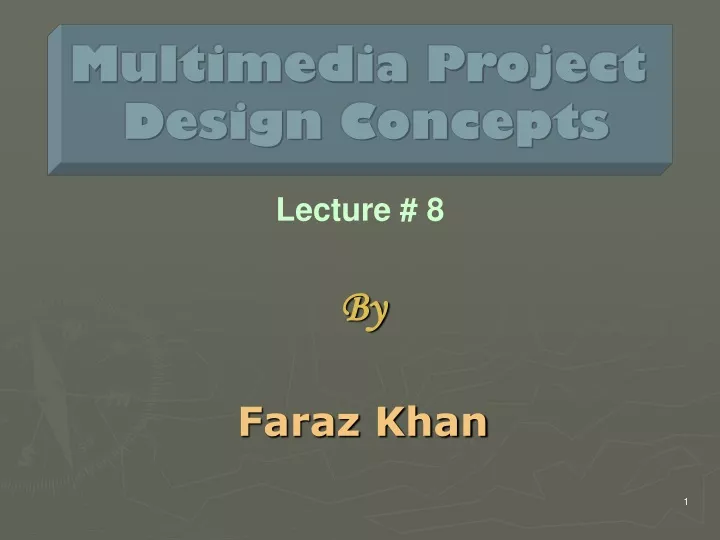 multimedia project design concepts