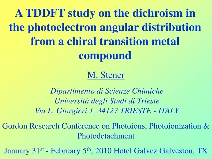 a tddft study on the dichroism