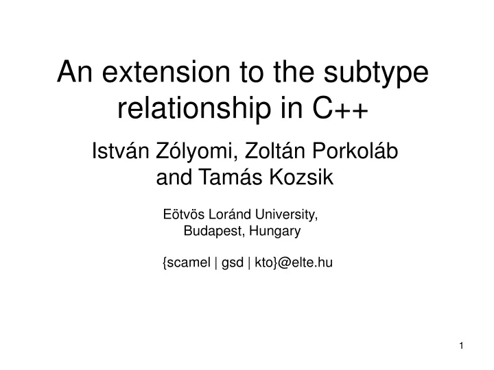 an extension to the subtype relationship in c
