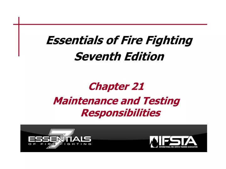 essentials of fire fighting seventh edition