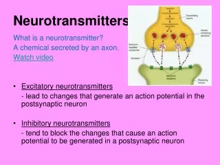 Neurotransmitters