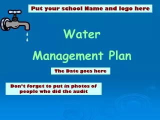 Water  Management Plan