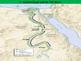 1.  Ancient Egypt and the Nile River.
