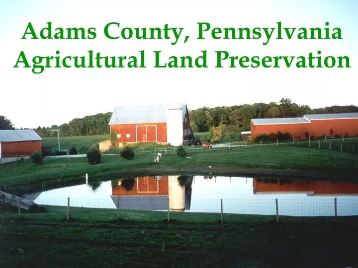 adams county pennsylvania agricultural land